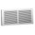 Baseboard Grille, White ~  6" x 14"
