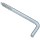 Square Bend Hook,  Zinc Plated ~   1-13/16"