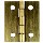 Solid Brass/Antique Brass Broad Hinge, Visual Pack 1802 2 x 1 -3/8  inches 