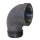 90 Degree Street Elbow, Black - 2-1/2"