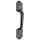 Arched Gate Pull, Black ~ 8 1/2"