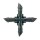Barbed Cross - 1/4"