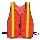Safety Vest, Fluorescent Orange 