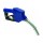 Apache Auto Shut-Off Fuel Nozzle, Blue - 3/4"