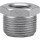 Hex Bushing, Galvanized Steel - 1" x 3/8"