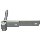 Screw Hook/Strap Hinge,  Zinc Plated ~ 6"