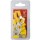 Vinyl Ring Terminal, Yellow 12-10 AWG - 1/4-3/8" Stud, 13pk