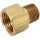 Anderson Metals Brass Adapter - 1/4" FPT x 1/8" MPT