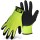 High Visibility String Knit Glove with Latex Palm ~ Large