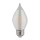 Satco C15 LED Decorative Bulb, Spun Amber - 4W