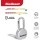 Kwikset SmartKey Padlock - 2-1/2" Solid Steel, 2" Shackle