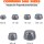 Nylon Insert Lock Nut Assortment - 150pc