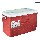 Non-Wheeled Cooler, Red ~ 50 quart