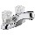Lavatory Faucet, Two Handle ~ Chrome 