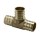 John Frey Lead Free Brass PEX Tee   1"   10pk