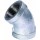 Galvanized Iron Elbow, 45 Deg ~ 3"