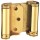  Double Action Spring Hinge, Brass Finish ~ 3"