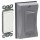 Weatherproof Decorative Cover & Switch, Gray ~ One  Gang