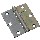 Zinc Loose-Pin Broad Hinges ~ 3 x 3 inches