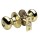  Biscuit Entry Lock, Polished Brass
