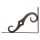 Ornamental Shelf Bracket, Antique Bronze - 8" x 5-1/2"