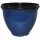 Southern Patio Heritage Planter - Monaco Blue, 15" Dia x 12" H