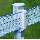 Step-In Fence Post, 48" ~ White
