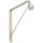 Shelf and Rod Bracket, Satin Nickel