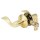 Passage Lock, Wave - Polished Brass
