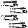 Ratchet Strap, S-Hook - 1" x 12 Ft, 4pk