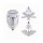 Satco LED HID Replacement Bulb, E26 Medium Base - 30W