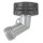 Gooseneck Connector, Metal - Zinc Threaded
