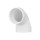 Charlotte Pipe PVC DWV 90-Degree Elbow, Hub x Hub - 1-1/2"