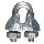 Zinc Cable Clamp, 3230 bc 1/ 16 inches 