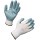 Wht-Gry Polyester Glove