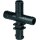 Cross Nozzle Body, Quick-Attach - 3/8" Hose Barb