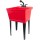 Red 19g Tub W/ Faucet