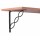 Scroll Shelf Bracket, Bronze - 8"