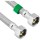 Braided Stainless Steel Faucet Connector - 1/2" x 9"