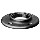 Floor Flange, Black Steel ~ 3/4"