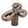 Knob -  Cyprus Knot - Weathered Copper Finish
