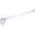 Folding Shelf Bracket, White - 12"
