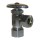 Angle Stop Valve, Chrome - 5/8" OD x 7/16"-1/2"