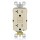 GFCI Outlet, Tamper Resistant - 20 Amp, Light Almond