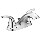 Adler Two Handle Bathroom Faucet ~ Chrome Plated
