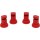 Valley 140 Deg Deflector Spray Nozzle, Red - 4pk