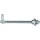 Bolt Hook, Zinc Plated - 3/4" x 10"