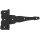 Ornamental Reversible T-Hinge, Black ~ 8"