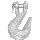 Clevis Grab Hook - Grade 43 - 3/8 inch