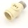 Leviton Twin Socket Adapter, Ivory - 660W/15A